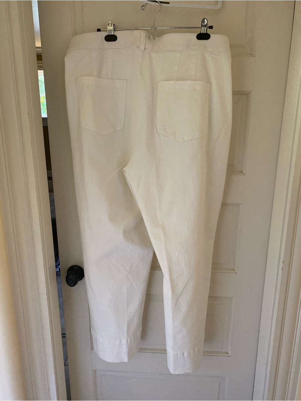 NWT Universal Standard Carol High Rise High Stretch Jeans in Ivory Size XL - Picture 12 of 16